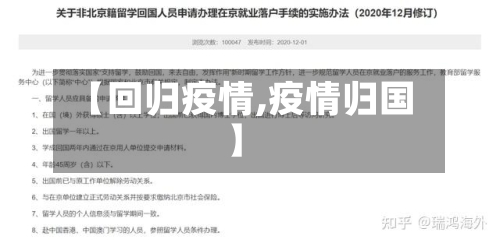 【回归疫情,疫情归国】-第2张图片