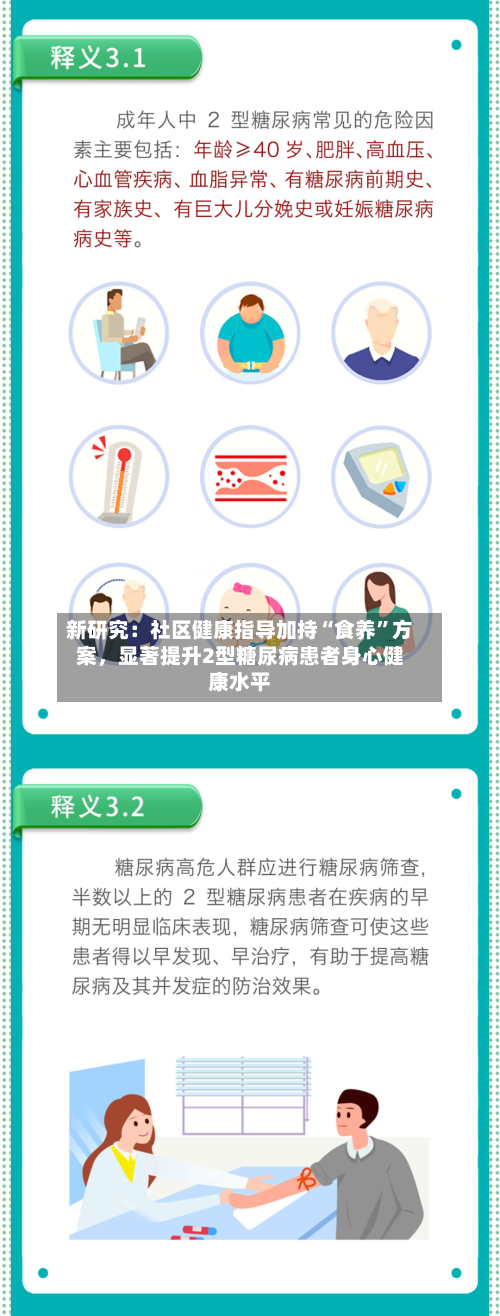 新研究：社区健康指导加持“食养	”方案	，显著提升2型糖尿病患者身心健康水平-第3张图片