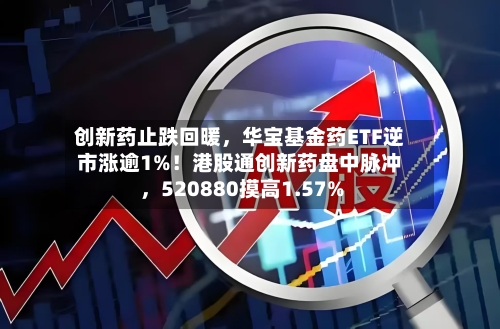 创新药止跌回暖，华宝基金药ETF逆市涨逾1%！港股通创新药盘中脉冲，520880摸高1.57%